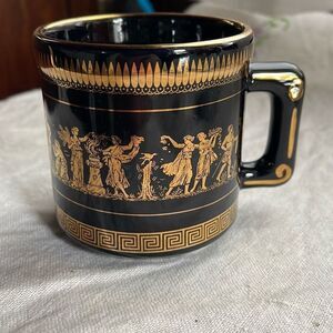 Special Fentias hand made in Greece 24K adorned mug.